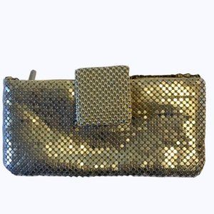 Magid Metal Mesh Shoulder Clutch Evening Bag